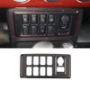 For Toyota FJ Cruiser 2007-14 Carbon Fiber ABS Central Console Button Cover Trim