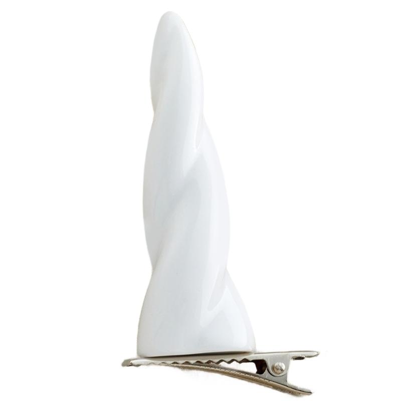 

Аниме Заколка для волос Рог Хэллоуин Рог Плоская заколка Хэллоуин Заколка для волос Животное Элегантная заколка для волос для косплея белый