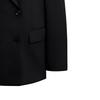 Coach Solid Color Double Breasted Casual Long Sleeve Blazer Women blazer Black CN472-BLK