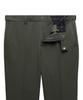 Musinsa Standard Semi-Wide Slit Hidden Banding Slacks [Dusty Khaki]