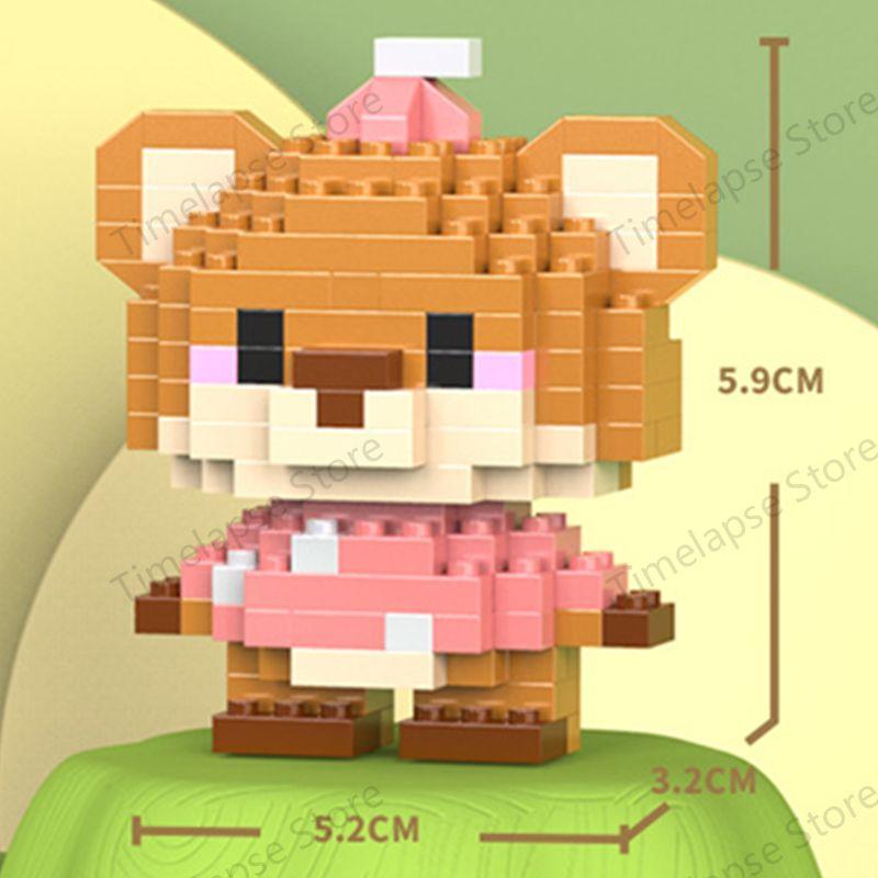 Diy Cute Animals Lion Corgi Dolphin Hamster Rabbit Dog Cats Fish Tanks Building Blocks Kit Girl Bricks Model Kids Toy Children
