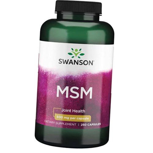 

МСМ, Метилсульфонілметан, MSM 500, Swanson 250капс (03280006) 250caps