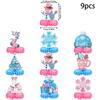 New Style, Christmas Theme, Cartoon, Pink Blue, Snowflake Snowman, Desktop Honeycomb Ornament, Party Decoration Supplies