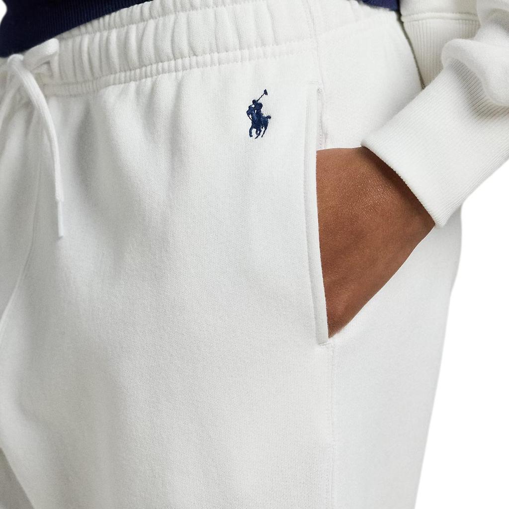 Polo Ralph Lauren Embroidered Pony Mid-Rise Drawstring Long Fleece Knit Sweatpants Women bottoms 211971700-001