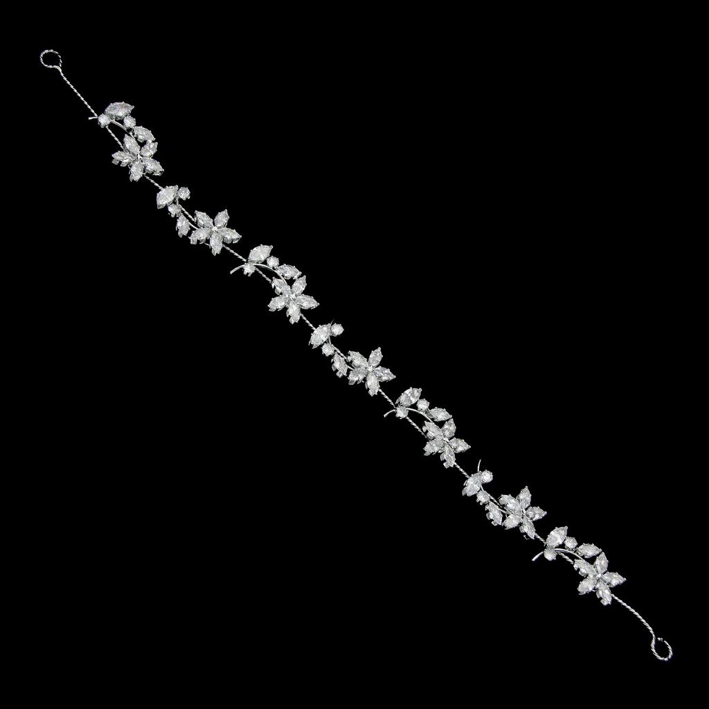 Neue europäische und amerikanische Zirkon Brautkrone Kopfschmuck Metallgalvanisierung Koreanische Version mit Diamantkrone Hochzeit Haarschmuck