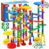 JOYFY 207-teilige leuchtende Murmelbahn Bausteine Spielzeug mit 5 leuchtenden im Dunkeln Spielzeug für Jungen Mädchen Lernspielzeug Geschenk