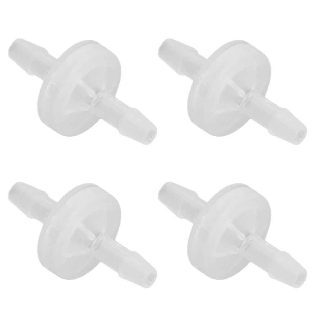 12PCS Aquarium Check Valve Ozone Resistance Oil Resistant One Way Air Valve PP Check Valve for Fish Tank Chemical