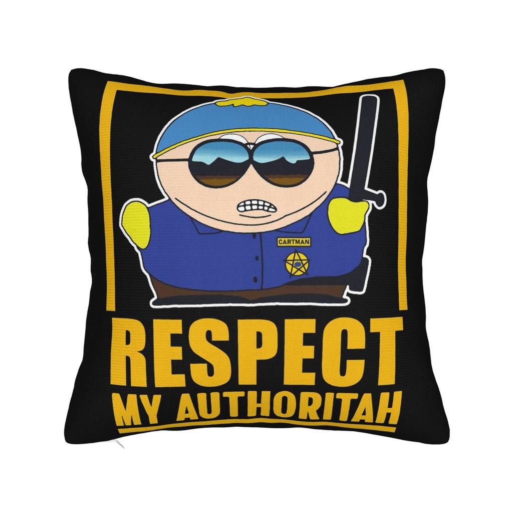 Respect My Authoritah Souths Parks Pillowcase Printed Cushion Cover Decorations Throw Pillow Case Cover Home Wholesale cm