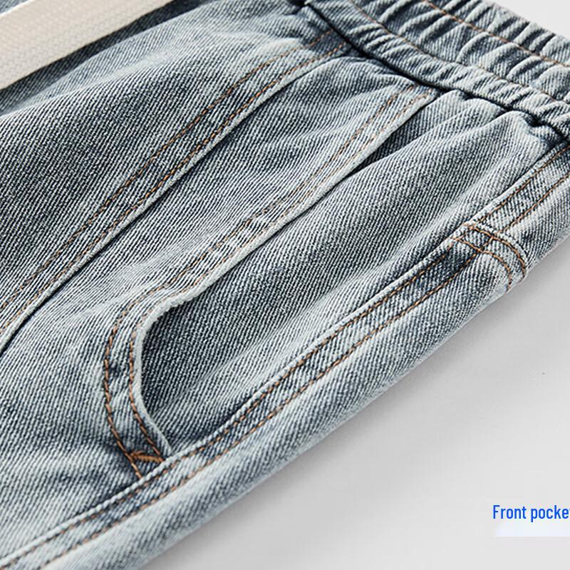 PLAYBOY Men's Summer Loose Straight-Leg Jeans