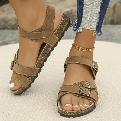 New Women's Sandals Summer Platform Wedge Sandal Ladies Shoes Female Open-toe Designer Roman Casual Beach Shoes Outdoor Trend