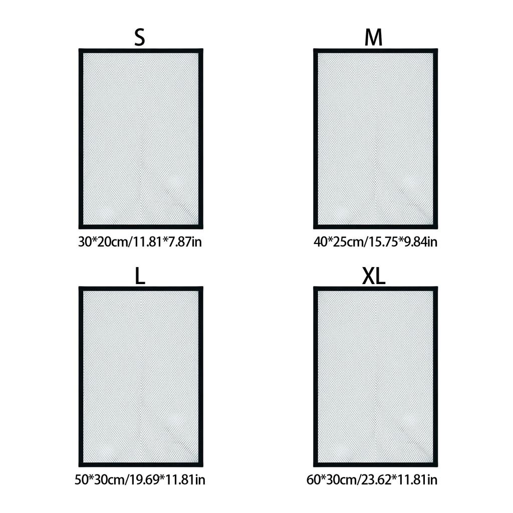 Magnetic Aquarium Anti Jump Mesh Cover Invisible Fish Tank Safety Net For Escape Proof Reptile Enclosure Polyester Fiber Screen