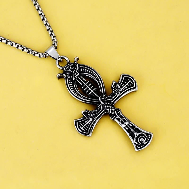 Retro Norse Mythology Double Raven Tree Of Life Pendant Necklace For Men Personality Charm Hip Hop Cool Casual Jewelry Gift