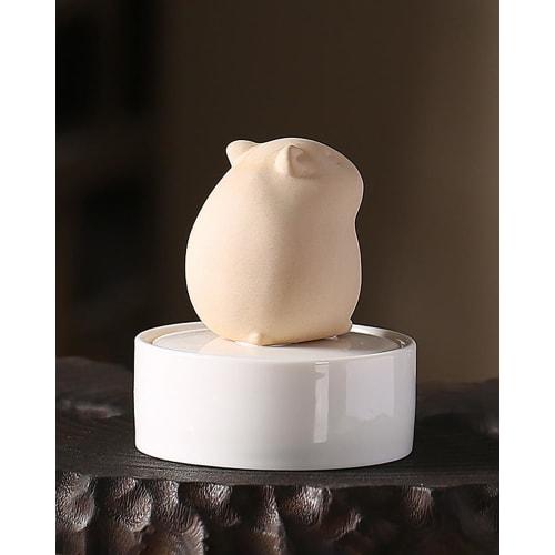 AOVOCO Mini Urn, Perfect for Keeping Ashes, Cute and Popular Ceramic Cremation Urn, Permanently Sealed, Perfect for Pet Loss Relief, Family Remembranc