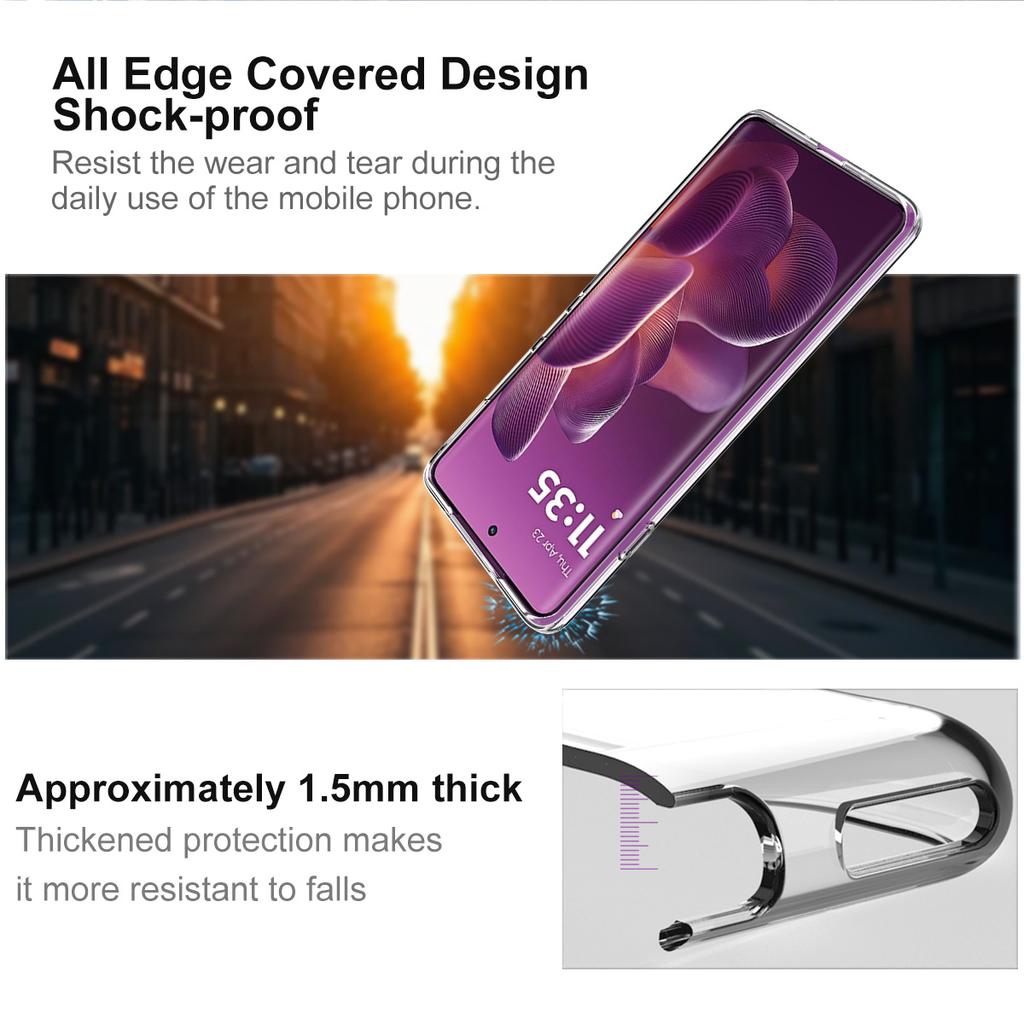 For Moto Edge 60 Pro 5G Phone Case IMAK Soft Slim Case UX-10 Series