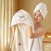 Women's Quick-Dry Hair Towel, Thick Coral Fleece, Super Absorbent, Ideal for Long/curly/thick Hair, Home & Travel Use.