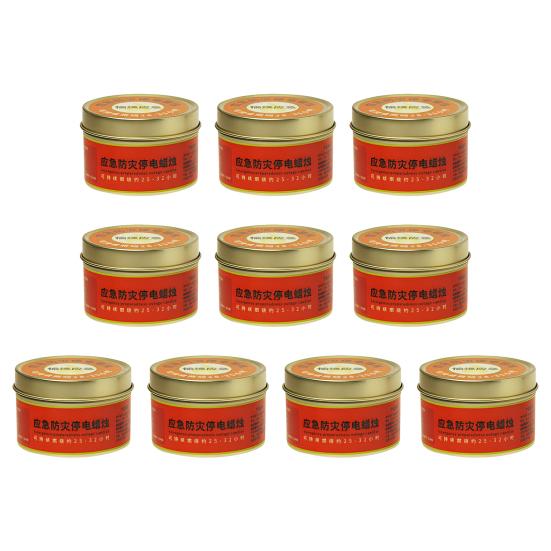 Emergency Candle 30 Hours Smoke-Free Odorless Survival Candle Windproof Emergency Disaster Prevention Candles for Power Outages Camping