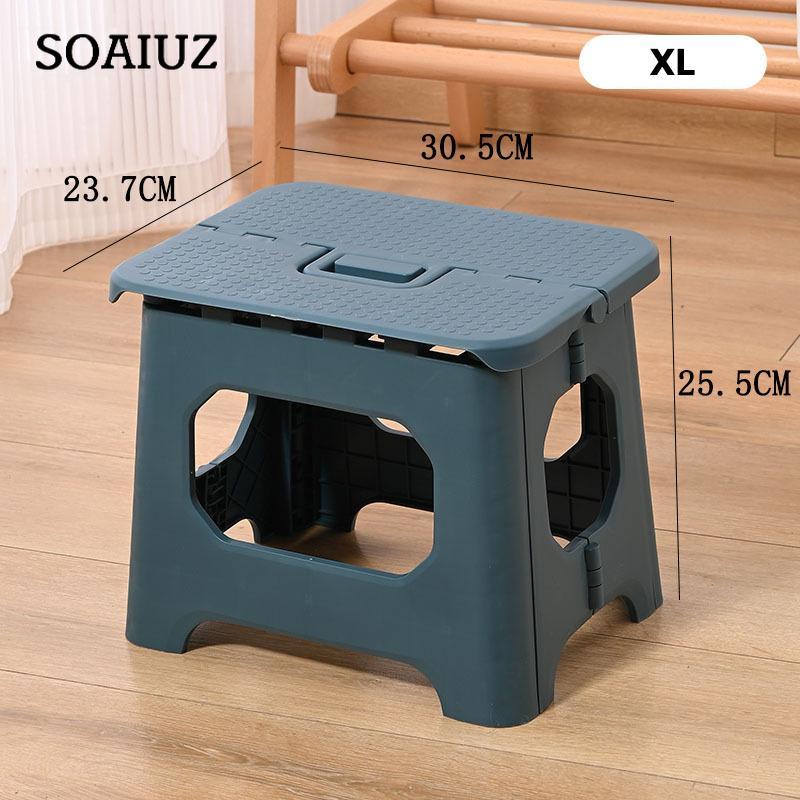 Modern Simple Outdoor Portable Plastic Bench Small Stool Folding Stool