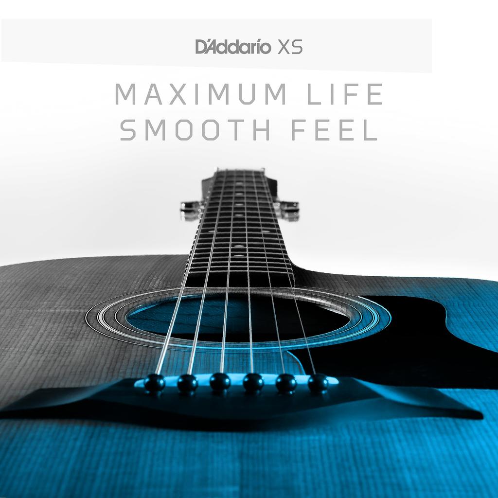 D'Addario D'Addario Acoustic Guitar Strings XS Coated Strings Phosphor Bronze Light .012-.053 XSAPB1253 []