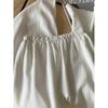 White Cotton and Linen Wide-leg Pants Women's Summer Thin Elastic Waist Versatile Casual Loose Straight Trousers Baggy Pants