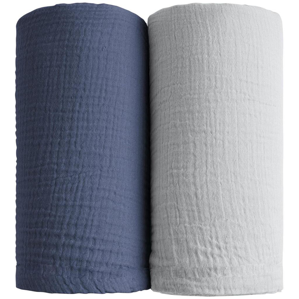 Newborn Muslin Swaddle: Soft, Breathable Blanket for Wrapping, Burping & Bathing - Perfect Baby Gift