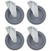Day and Night - Day and Night Swivel Wheels with Pin Hole 4 Units 125 Mm