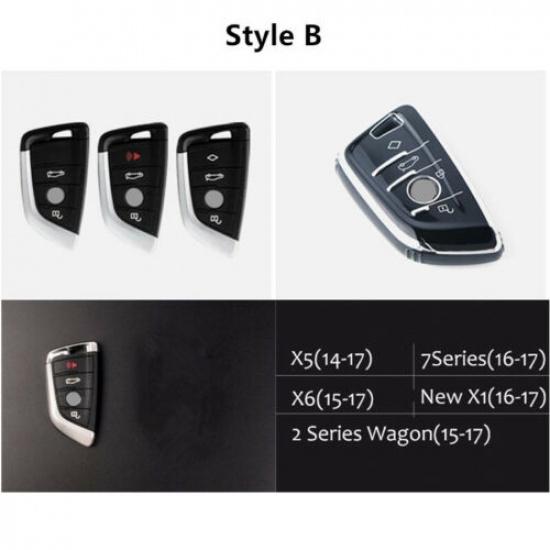 Luxury TPU Remote Car Key Fob Cover Case Shell For BMW 2 3 4 5 X3 X4 2014-2017