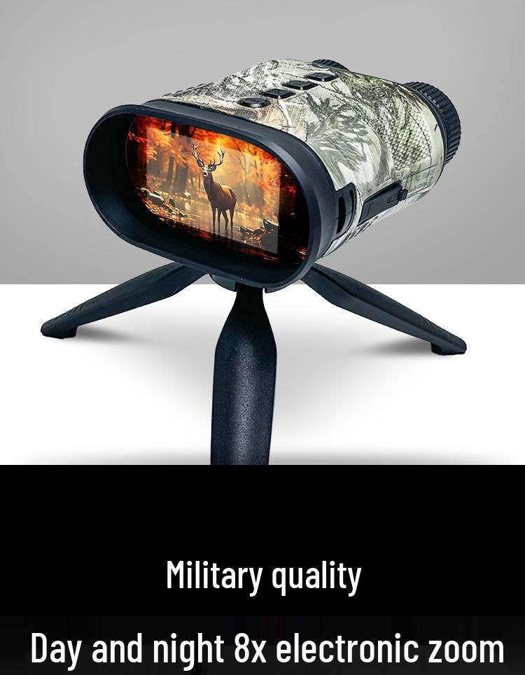 Dual-Mode Thermal Imaging Night Vision Binoculars with Screen for Day and Night Use