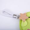 4PCS Metal Clamp Cotton Loop Bathroom Towel Clip Woven Rope Hand Towel Hook Clothes Hanger  Kitchen