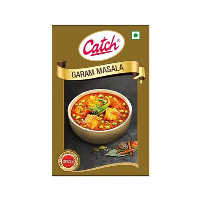 Catch Paquete de 100 g de Polvo Garam Masala Mezcla Auténtica de Especias Indias para Cocinar Curris y Verduras