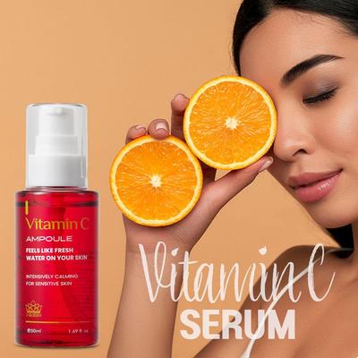 JQueen Vitamina C Soro Facial 50ml Brilho Iluminador Vitalidade Cuidados com os Poros Cuidados com a Pele Coreana