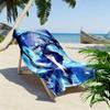 Genshin Print Beach Towel, Large Soft Quick Dry Towel for Beach Camping Swimming