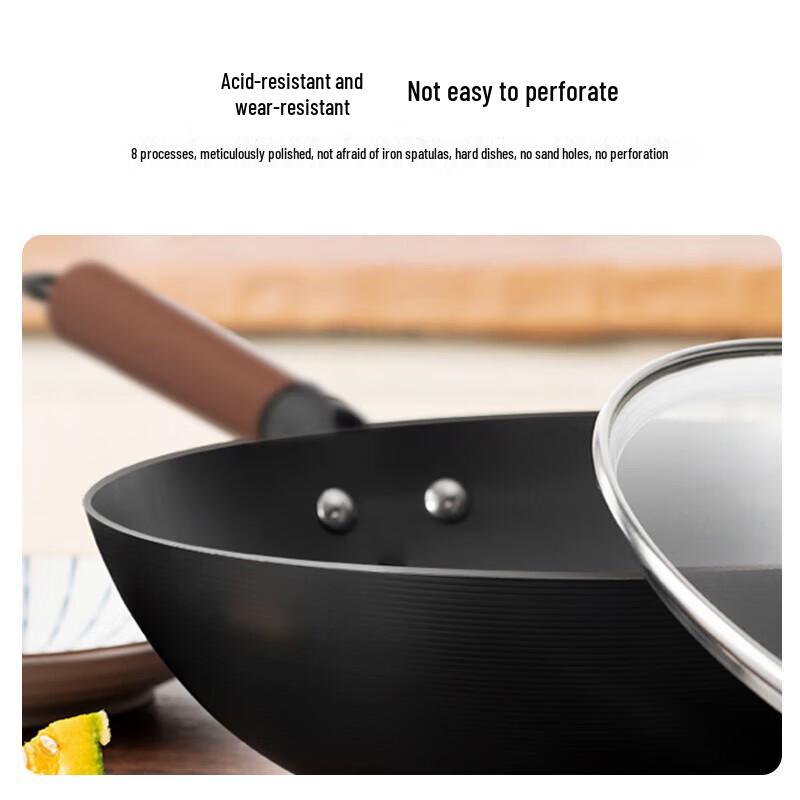 Aishida Rust-Resistant Iron Wok