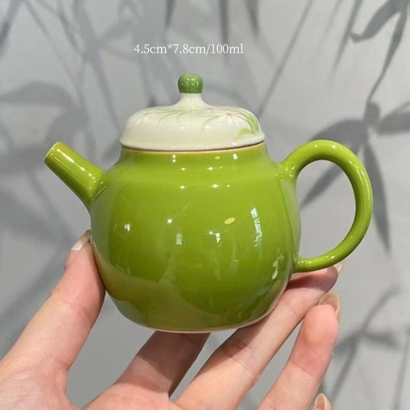

100ML Pure Hand-painted Beautiful Flowers Teapot Lady Teapot Household Teapot Kungfu Tea Set Kettle