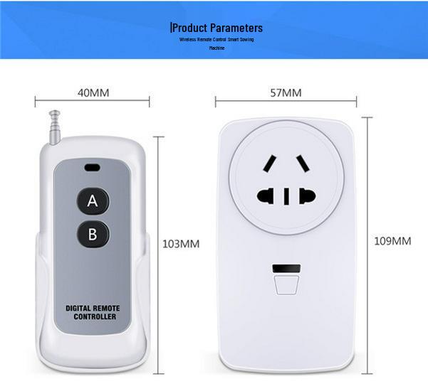 Wireless 220V Remote Control 3-Pin Socket