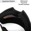 RATCHROLL Motorcycle Goggles, Dustproof, Windproof, Wide View, UV Protection, Helmet Compatible, For Outdoor Sports,