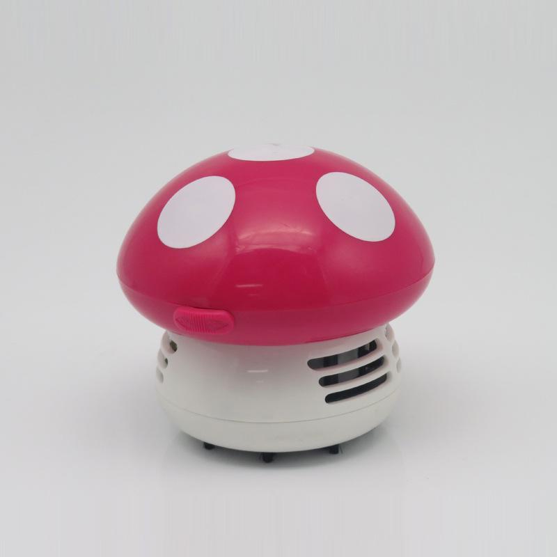 

Mushroom Mini Desktop Vacuum Cleaner: Handheld for Keyboard, Eraser Crumbs, and Paper Scraps