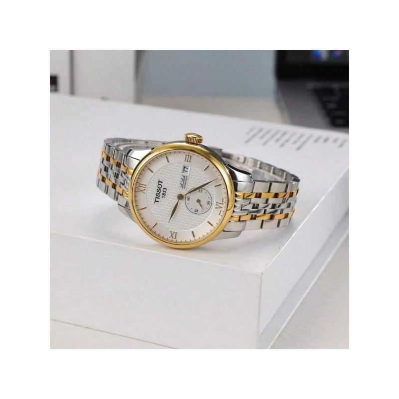 Tissot Beyaz Kadranlı, Küçük Saniye Kollu Erkek Otomatik Le Locle Saat, Model T006.428.22.038.01