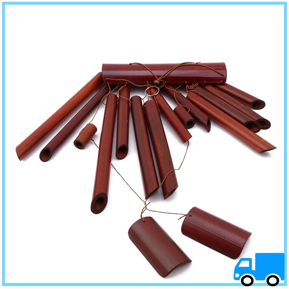 

Latest Wooden Wind Bells Creative Living Room Large Bamboo Wind Chimes Ornaments Girls Bedroom Pendant Craft Gift Home Decor