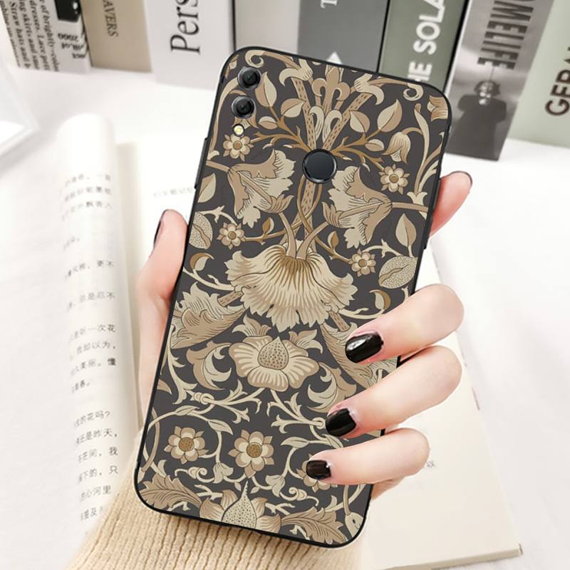 

FHNBLJ William Morris Strawberry Thief Phone Case for Samsung A51 A30s A52 A71 A12 for Huawei Honor 10i for OPPO vivo Y11 cover Samsung A31