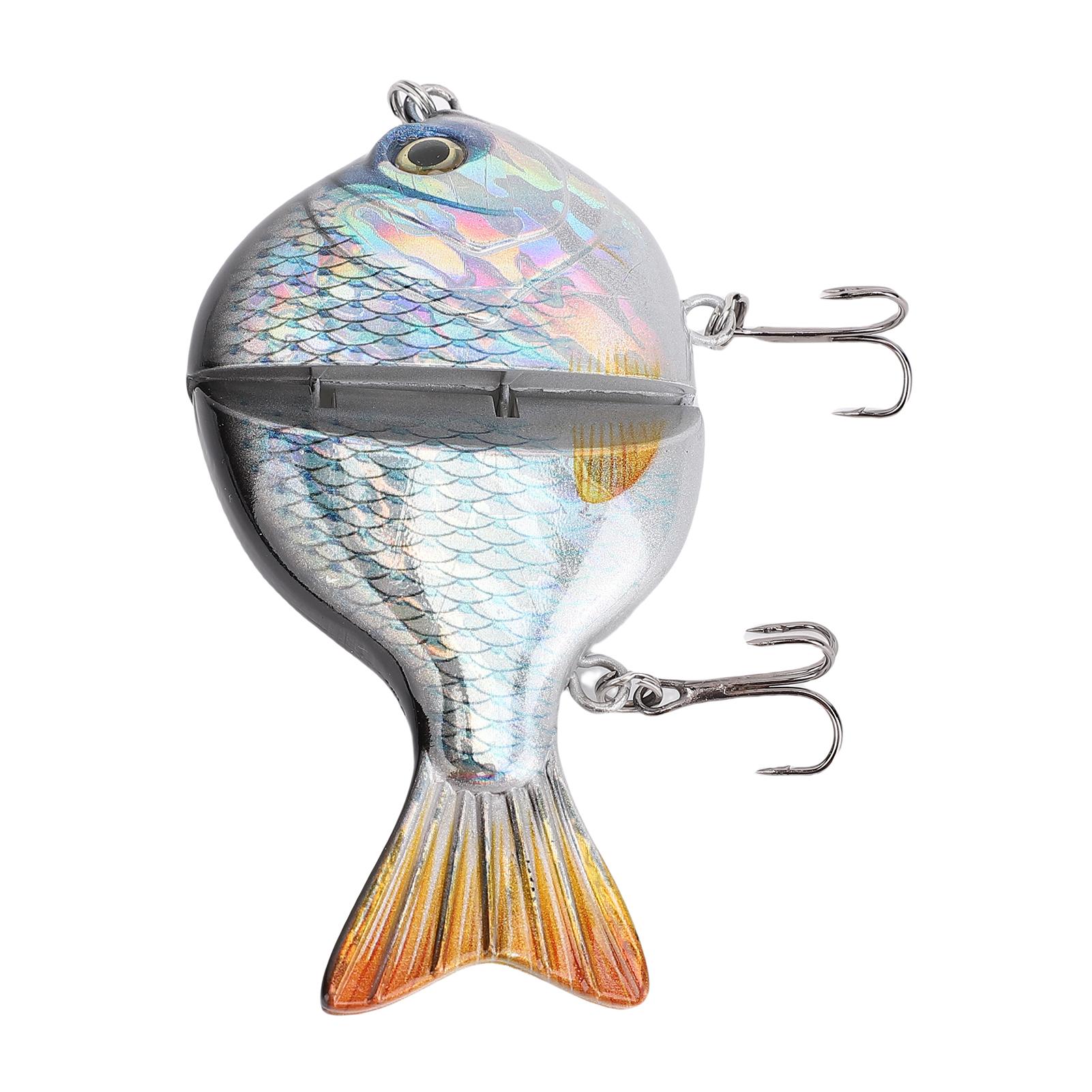 

Hard Plastic Two section Jointed Fishing Lures 9cm Sinking Bluegill Swimbait Glide Bait CC01 1 CC01-1