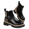 New Large-sized Thick-soled RoundWomen with Buckle Shoes and Ankle Boots