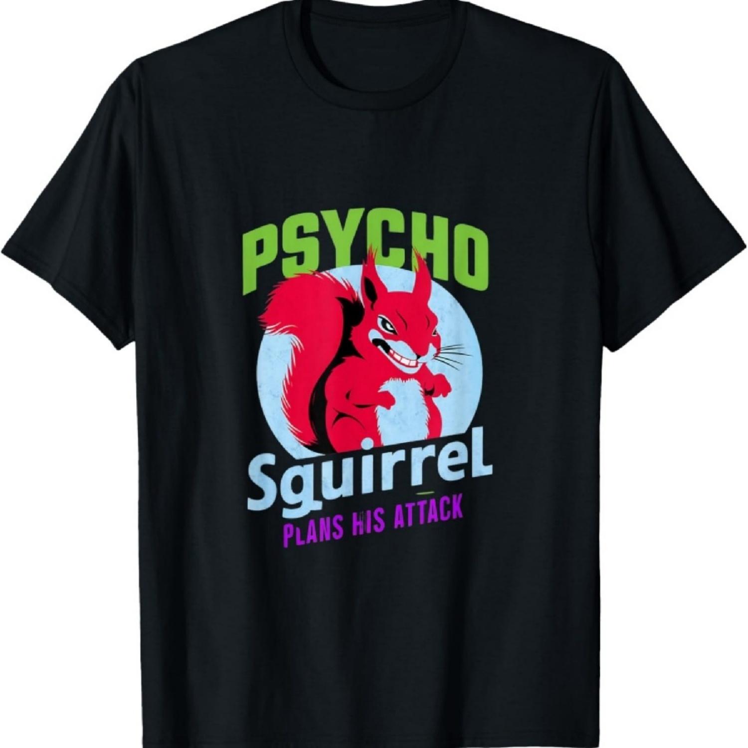 Psycho Squirrel T-Shirt T-Shirt XXXXXL чёрный