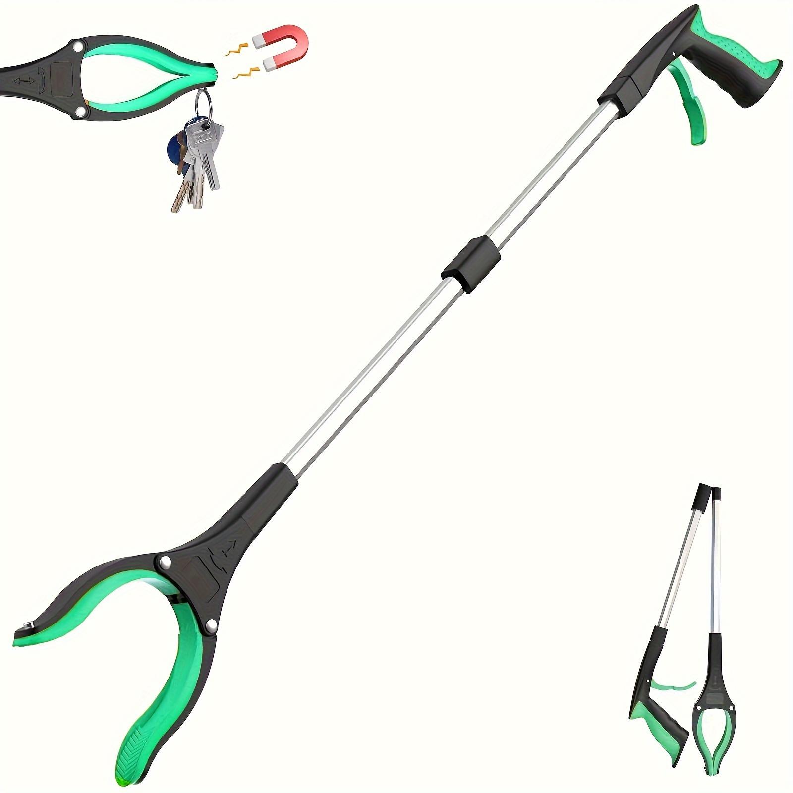 Garbage Picker Gripper With 360 ° Rotating Clip, 32 Inch Lightweight Heavy-Duty Elderly Gripper, Gripper, Elderly Grabbing Tool зелёный