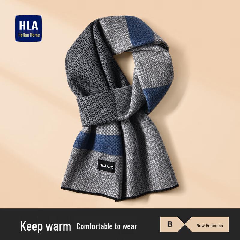 

Мужской шарф HLA из смесовой шерсти One Size