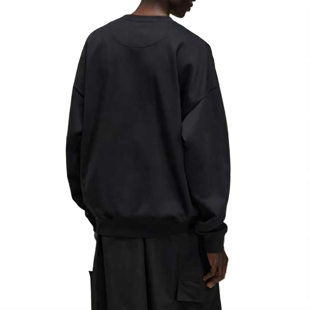 Adidas X Y-3 Collaboration French Terry Comfortable Soft Versatile Sweater Men Sweater Black JN4926