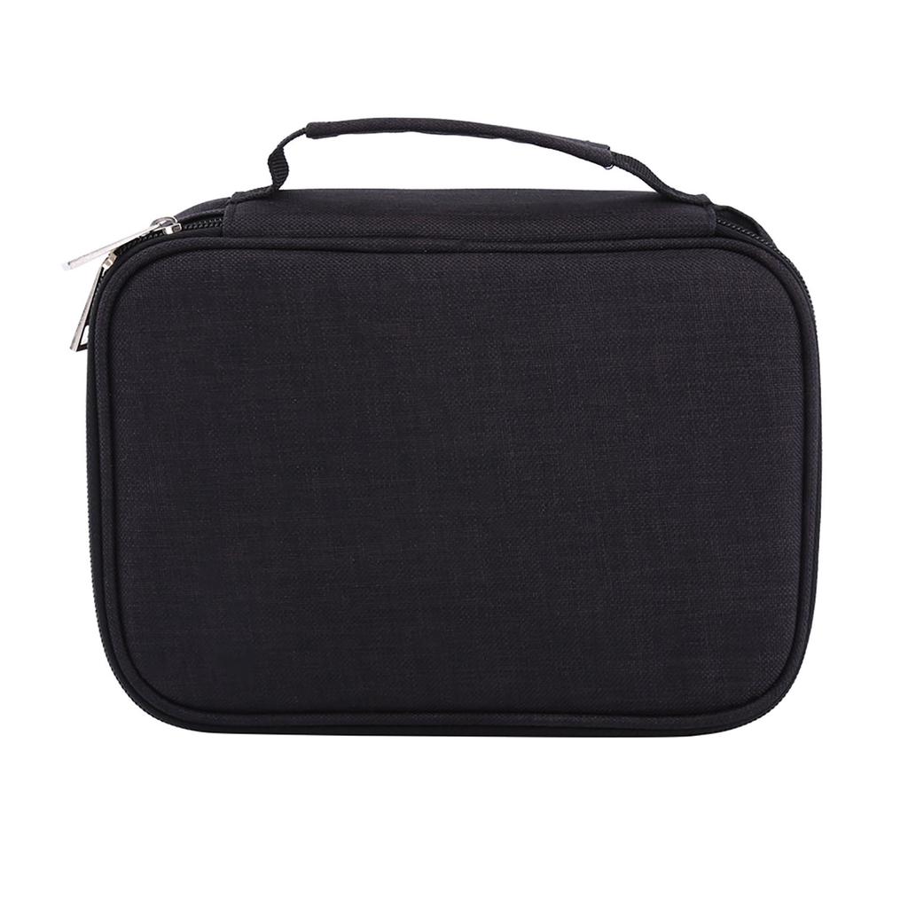 72 Slots Multifunction Foldable Fabric Pencil Case Large Capacity Zipper Pen Bag