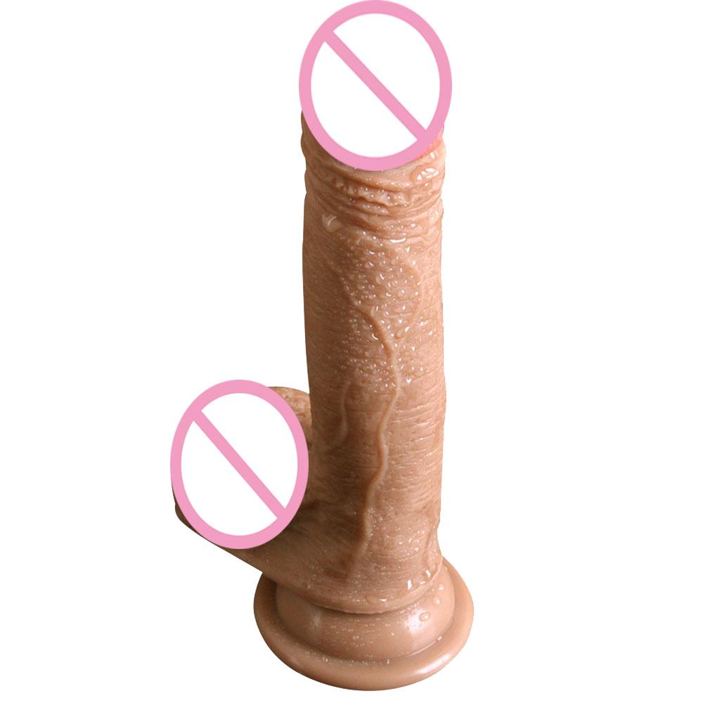 Pelle Sensazione Realistico Pene Super Enorme Grande Dildo con Ventosa Giocattoli Sessuali per Donna Prodotti Sessuali Masturbazione Femminile Cazzo