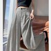 Women's High-Waisted Striped Casual Pants: Summer 2025 Wide-Leg Cover-Up