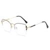Women's High-End Photochromic Blue Light Blocking Glasses with Clear, Versatile Lenses - Metal Frame, Prescription Ready