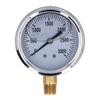 Liquid Filled Pressure Gauge 1 4in NPT Thread 2.5 Inch Dial Stainless Steel Pressure Meter for Air Water Oil 0‑3000PSI
